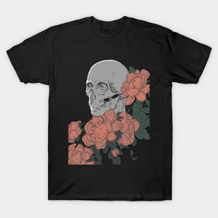 Skull and flowers T-Shirt